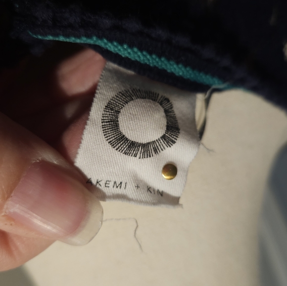 Anthropologie 3/4 length sleeve blouse in blue - Picture 8 of 9